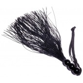 Черная силиконовая плетка - 25,4 см. - Boys of Toys - купить с доставкой в Магнитогорске