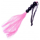 Розовая силиконовая плеть - 35,5 см. - Boys of Toys - купить с доставкой в Магнитогорске