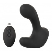 Черная анальная вибропробка с функцией расширения RC Butt Plug with 3 functions - Orion - в Магнитогорске купить с доставкой