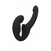 Черный безремневой страпон Share Lite - Fun Factory - купить с доставкой в Магнитогорске