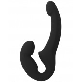 Черный безремневой страпон Share Lite - Fun Factory - купить с доставкой в Магнитогорске