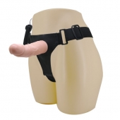 Реалистичный страпон-фаллоимитатор на трусиках Ultra Passionate Harness - 15 см. - Baile - купить с доставкой в Магнитогорске