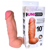 Фаллическая насадка Харнесс UNICOCK 10  - 25 см. - LOVETOY (А-Полимер) - купить с доставкой в Магнитогорске
