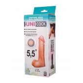 Фаллическая насадка Харнесс UNICOCK 5,5  - 17 см. - LOVETOY (А-Полимер) - купить с доставкой в Магнитогорске