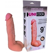 Фаллическая насадка Харнесс UNICOCK 9  - 24 см. - LOVETOY (А-Полимер) - купить с доставкой в Магнитогорске