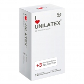 Ультратонкие презервативы Unilatex Ultra Thin - 12 шт. + 3 шт. в подарок - Unilatex - купить с доставкой в Магнитогорске