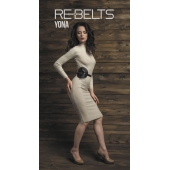Пояс с клёпками Yona Black - Rebelts - купить с доставкой в Магнитогорске