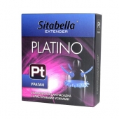 Стимулирующая насадка с усиками и шипиками Platino  Ураган - Sitabella - купить с доставкой в Магнитогорске