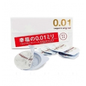 Супер тонкие презервативы Sagami Original 0.01 - 5 шт. - Sagami - купить с доставкой в Магнитогорске