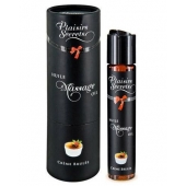 Массажное масло с ароматом крем брюле Huile de Massage Gourmande Creme Brulée - 59 мл. - Plaisir Secret - купить с доставкой в Магнитогорске