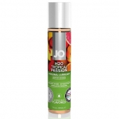 Смазка с ароматом тропических фруктов JO Flavored Tropical Passion - 30 мл. - System JO - купить с доставкой в Магнитогорске