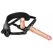 Женский страпон с вагинальной пробкой Woman Strap - 18 см. - LOVETOY (А-Полимер) - купить с доставкой в Магнитогорске