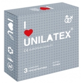Презервативы с точками Unilatex Dotted - 3 шт. - Unilatex - купить с доставкой в Магнитогорске