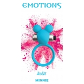 Голубое эрекционное виброколечко Emotions Minnie Breeze - Lola Games - в Магнитогорске купить с доставкой