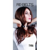 Чёрный кожаный чокер-кляп Tyra Black - Rebelts - купить с доставкой в Магнитогорске