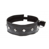 Полиуретановый ошейник с пуклями Collar with Studs - Blush Novelties - купить с доставкой в Магнитогорске