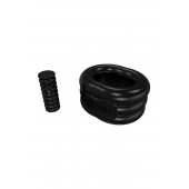 Чёрное эрекционное виброкольцо Stretch - Bathmate - в Магнитогорске купить с доставкой