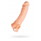 Удлиняющая насадка на пенис с вибрацией - 18,5 см. - ToyFa - в Магнитогорске купить с доставкой