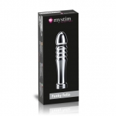 Ребристый фаллоимитатор для электростимуляции Funky Fella Rill Dildo - 13 см. - MyStim - купить с доставкой в Магнитогорске