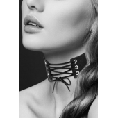 Оригинальный ошейник-чокер со шнуровкой - Bijoux Pour Toi - купить с доставкой в Магнитогорске