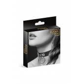Узенький ошейник из полиуретана с кольцом - Bijoux Pour Toi - купить с доставкой в Магнитогорске