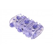 Фиолетовая насадка на пенис Rings Armour - Lola Games - в Магнитогорске купить с доставкой