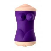 Двухсторонний мастурбатор JOS YARA в фиолетовой колбе - JOS - в Магнитогорске купить с доставкой