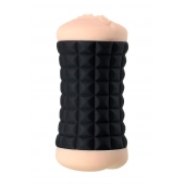 Двухсторонний мастурбатор JOS JANICE в черном цилиндре - JOS - в Магнитогорске купить с доставкой