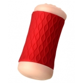 Двухсторонний мастурбатор JOS  NADIN в красном цилиндре - JOS - в Магнитогорске купить с доставкой