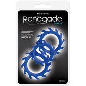 Набор из 3 синих эрекционных колец Renegade Gears - NS Novelties - в Магнитогорске купить с доставкой
