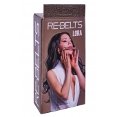 Кляп-трензель Lora с металлическими кольцами - Rebelts - купить с доставкой в Магнитогорске