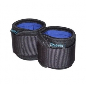 Неопреновые черно-синие наручники - Sitabella - купить с доставкой в Магнитогорске