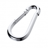 Серебристый карабин TOYFA Metal - ToyFa - купить с доставкой в Магнитогорске