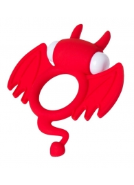 Красное эрекционное кольцо на пенис JOS COCKY DEVIL - JOS - в Магнитогорске купить с доставкой