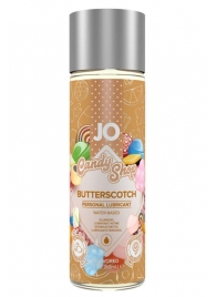 Смазка на водной основе Candy Shop Butterscotch с ароматом ирисок - 60 мл. - System JO - купить с доставкой в Магнитогорске