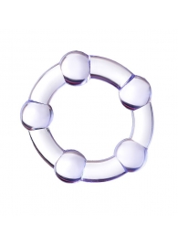 Фиолетовое эрекционное кольцо A-Toys - A-toys - в Магнитогорске купить с доставкой