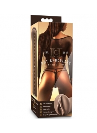 Коричневый мастубратор-вагина Nicole s Kitty - Blush Novelties - в Магнитогорске купить с доставкой