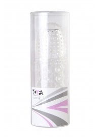 Прозрачная закрытая гелевая насадка - 13,5 см. - Toyfa Basic - в Магнитогорске купить с доставкой