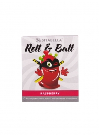 Стимулирующий презерватив-насадка Roll   Ball Raspberry - Sitabella - купить с доставкой в Магнитогорске