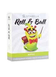 Стимулирующий презерватив-насадка Roll   Ball Apple - Sitabella - купить с доставкой в Магнитогорске
