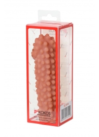 Телесная насадка на фаллос с бугорками KOKOS Extreme Sleeve 10 - 15,8 см. - KOKOS - в Магнитогорске купить с доставкой