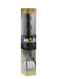 Черная ёлочка-насадка для двойного проникновения Mojo Bumpy - 15 см. - Seven Creations - в Магнитогорске купить с доставкой