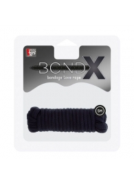 Чёрная веревка для связывания BONDX LOVE ROPE - 5 м. - Dream Toys - купить с доставкой в Магнитогорске