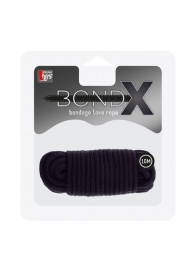 Черная веревка для связывания BONDX LOVE ROPE - 10 м. - Dream Toys - купить с доставкой в Магнитогорске