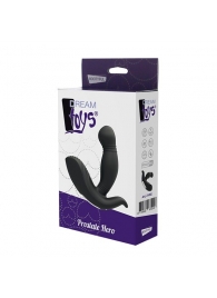 Черный вибромассажер простаты PROSTATE HERO - Dream Toys - в Магнитогорске купить с доставкой