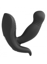 Черный вибромассажер простаты PROSTATE HERO - Dream Toys - в Магнитогорске купить с доставкой