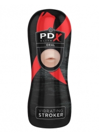 Мастурбатор-ротик Vibrating Oral Stroker - Pipedream - в Магнитогорске купить с доставкой