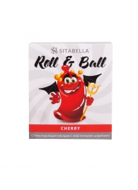Стимулирующий презерватив-насадка Roll   Ball Cherry - Sitabella - купить с доставкой в Магнитогорске