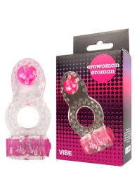Прозрачное эрекционное кольцо Erowoman-Eroman - Erowoman-Eroman - в Магнитогорске купить с доставкой
