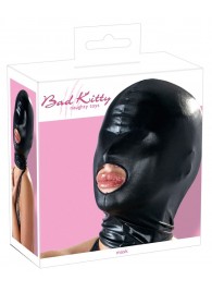 Черная эластичная маска на голову с отверстием для рта - Orion - купить с доставкой в Магнитогорске